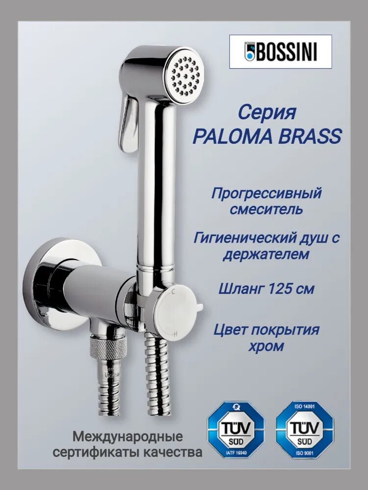 Гигиенический душ Bossini Paloma Brass E37005 CR