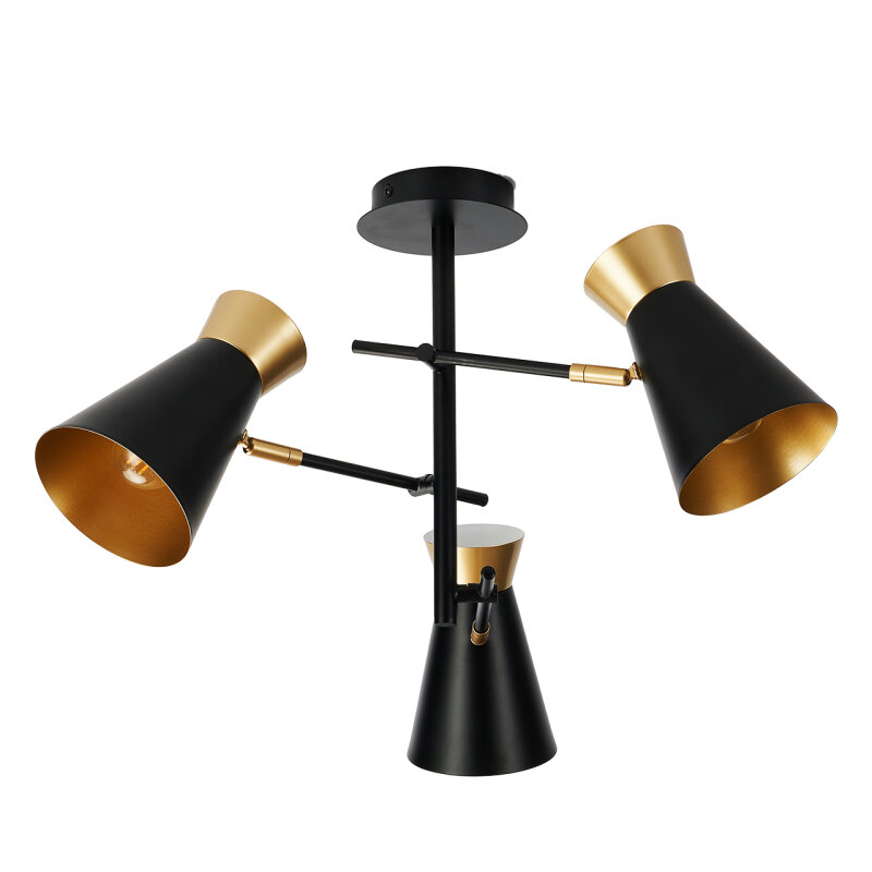 фото Люстра на штанге IMEX MD.78853-3-S BK+FGD