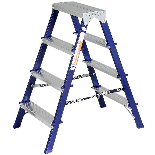 фото Стремянка МD8204 стальная двухсторонняя 4 ступени