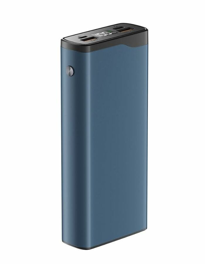 Внешний аккумулятор OLMIO QL-20, 20000mAh, blue