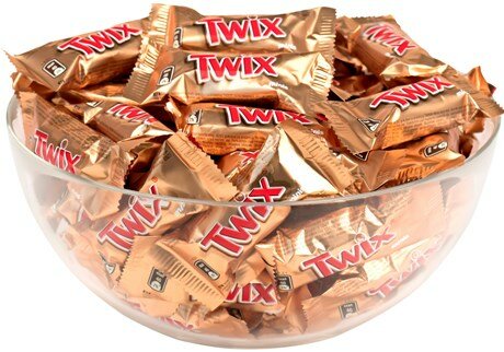 Печенье Twix minis сахарное с карамелью, 184г - фотография № 3