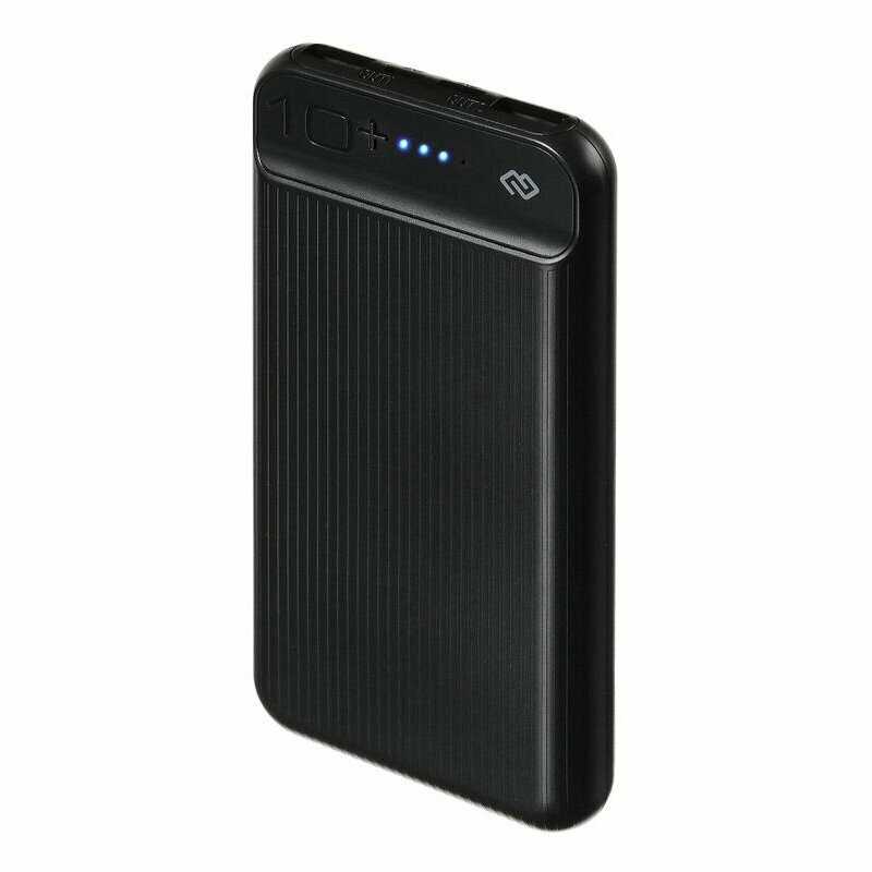   Digma DG-10000-3U 10000mAh 3A  (DG-10000-3U-BK), 1827397