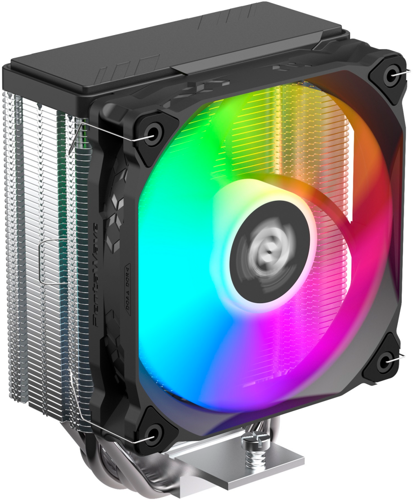 Кулер PentaWave LGA115X/1200/1700/AM4/AM5 (120mm fan, 600-1850RPM, 86.5CFM, 12-32,6dBA, TDP 235W) - фото №7