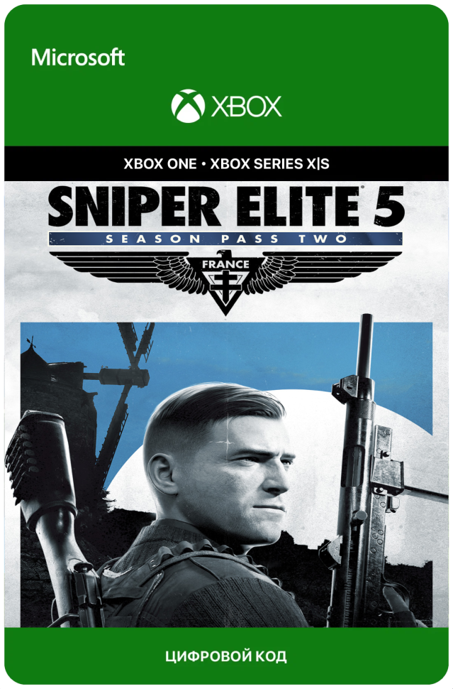 Sniper Elite 5 Season Pass Two DLC для Xbox One/Series X|S (Аргентина), русский перевод, электронный ключ