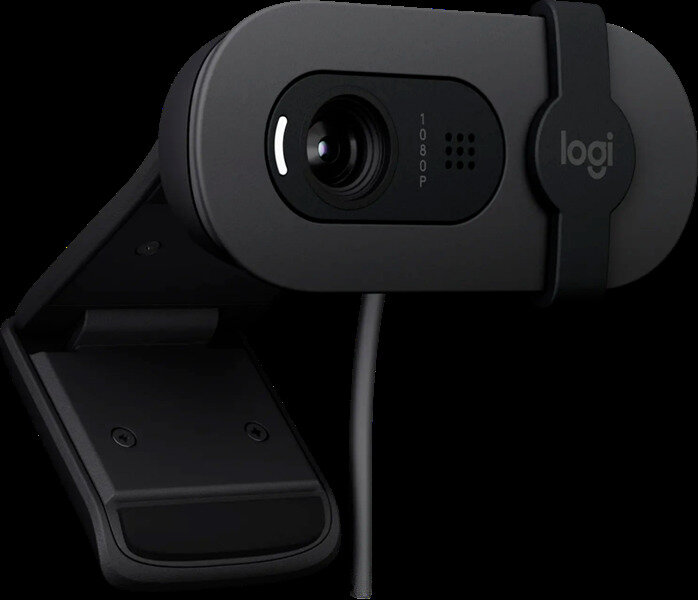 Logitech Webcam Brio 100, 1920x1080, GRAPHITE, защитная шторка, [960-001585]