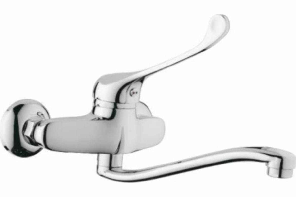 Настенный смеситель для кухни D-Lin хром D141427