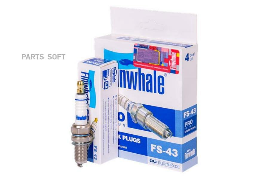FINWHALE FS43 свеча зажигания 1.0-1.2L AVEO SPARK(10-) COBALT GENTRA