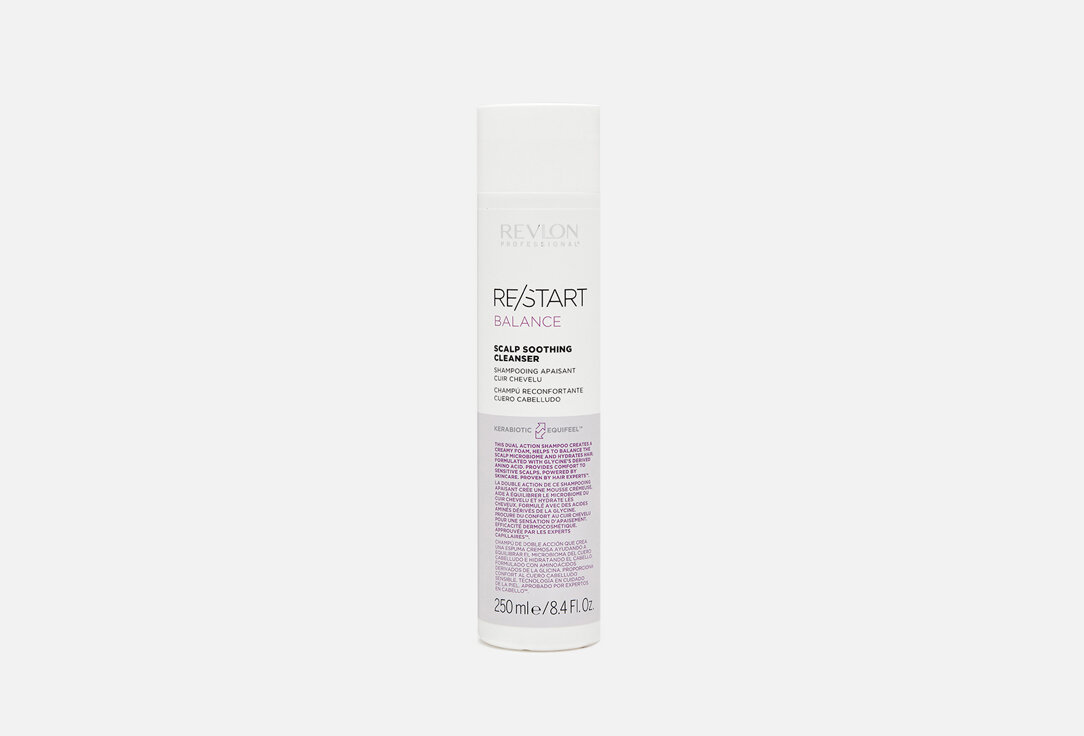 Мягкий шампунь для чувствительной кожи головы Revlon Professional, Re/Start Balance Scalp Soothing Cleanser 250мл