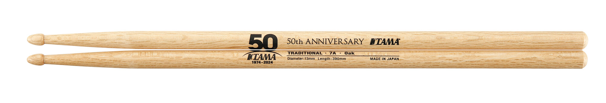 Tama 7A-50TH 50TH Limited Drumsticks барабанные палочки из дуба с деревянным наконечником