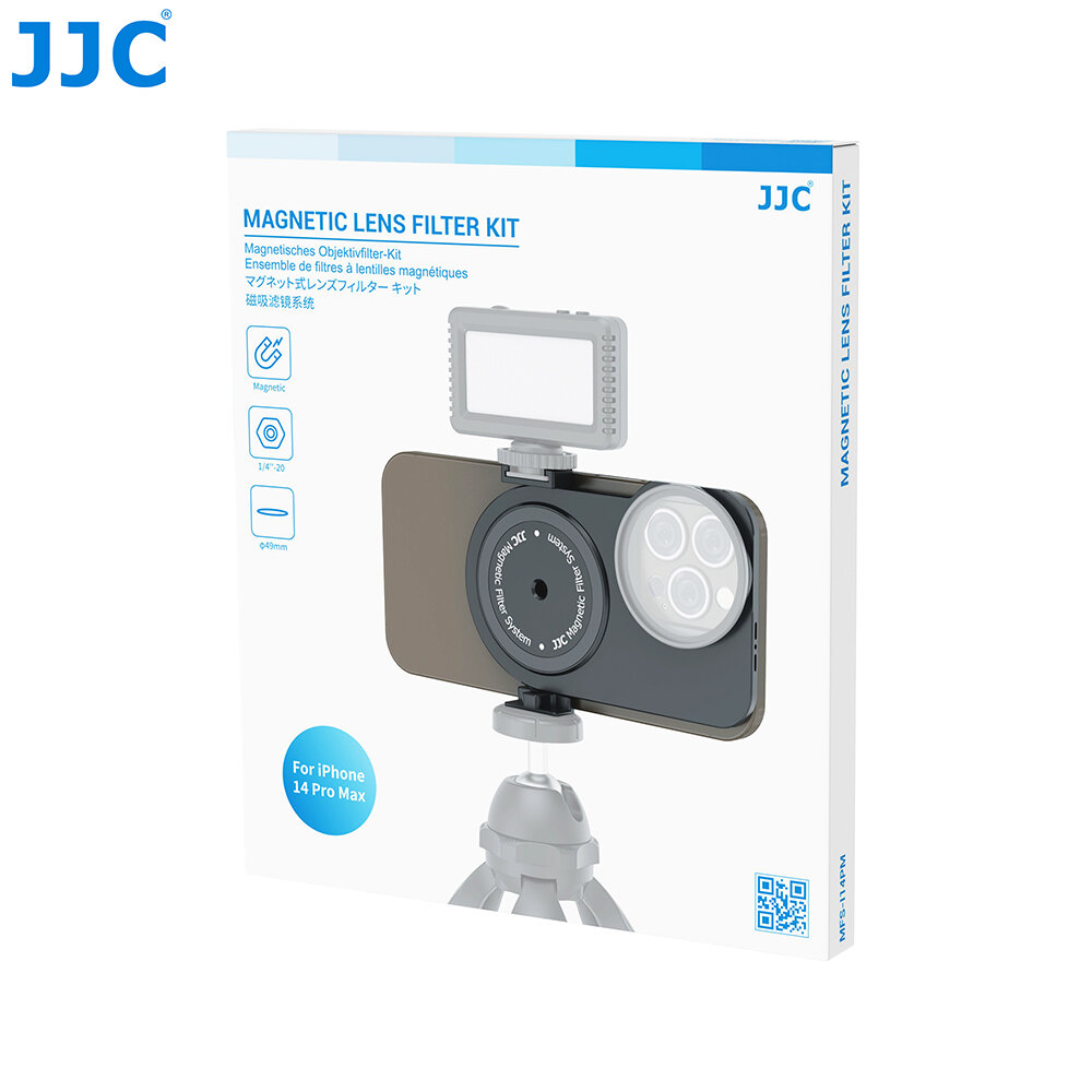 JJC MFS-I14P Magnetic Lens Filter Kit for iPhone Pro 14