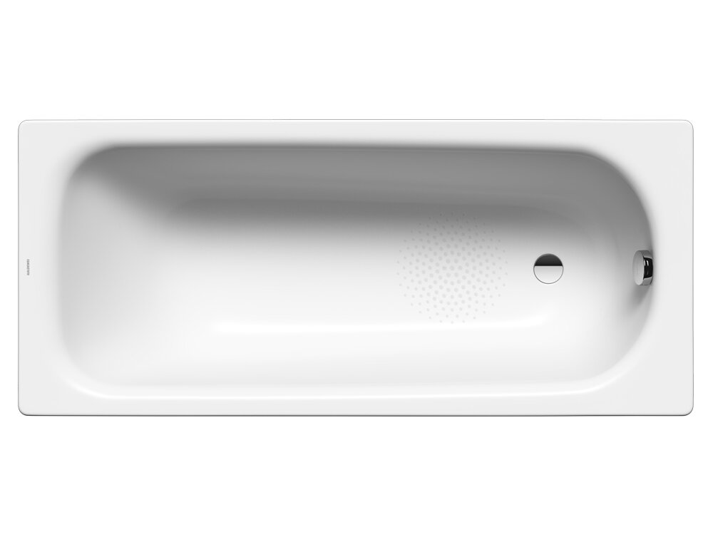 Saniform Plus 111730003001 Ванна прямоугольная 160х70 см (сталь, белый, покрытие easy clean и антискользящее) Kaldewei - фото №1