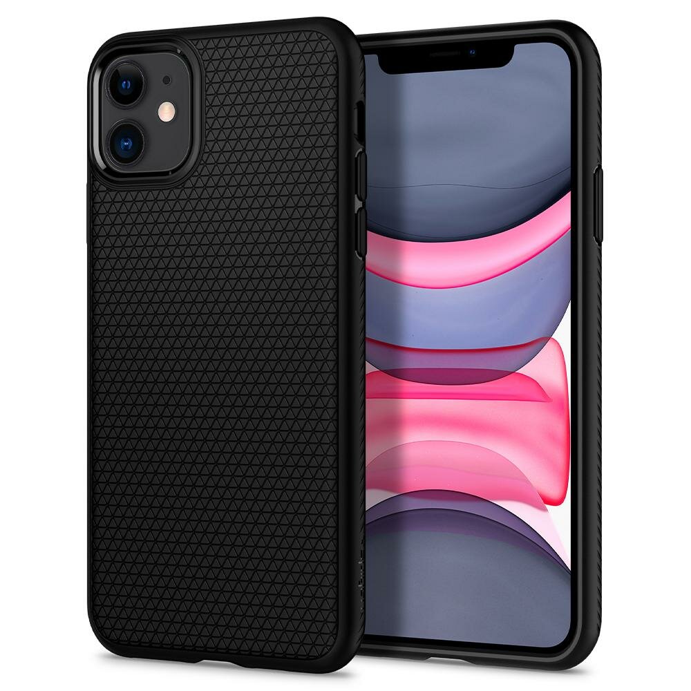 Защитный чехол Spigen Liquid Air для iPhone 11 Matte Black