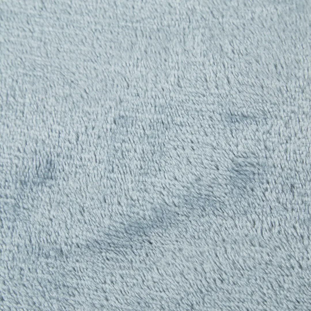 Плед Alia 150x200 см велсофт цвет серо-голубой - фотография № 3