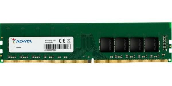 Оперативная память для компьютера 8Gb (1x8Gb) PC4-25600 3200MHz DDR4 DIMM CL22 A-Data AD4U32008G22-SGN