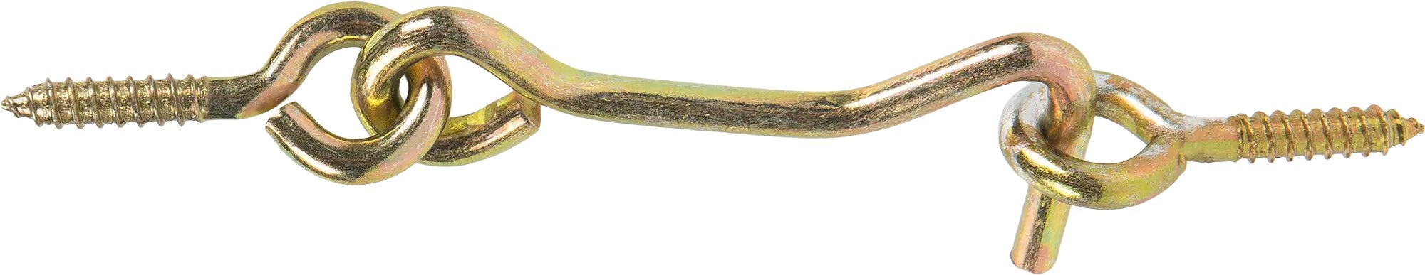 фото Крючок Gah Alberts со скобой 4x60 мм, цвет жёлтый