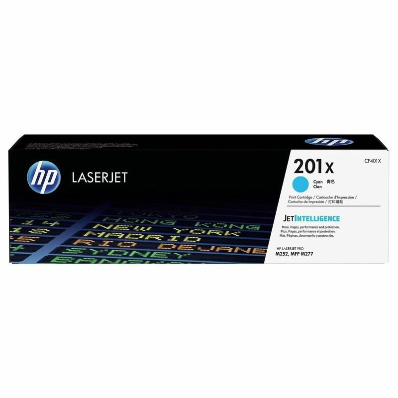 Картридж HP CF401X голубой