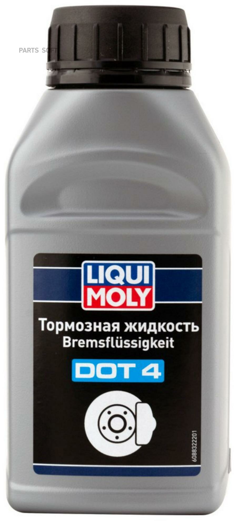 LIQUI MOLY Жидкость тормозная LIQUI MOLY 025л DOT 4 Bremsflussigkeit