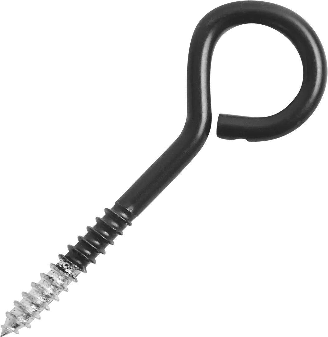 фото Шуруп-кольцо 3.5x35 мм, сталь RAL9005 4 шт.