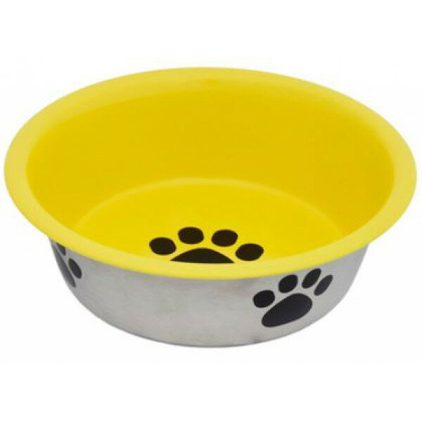 фото TAPPI Миска металлическая с рисунком "Били" желтая, 300мл