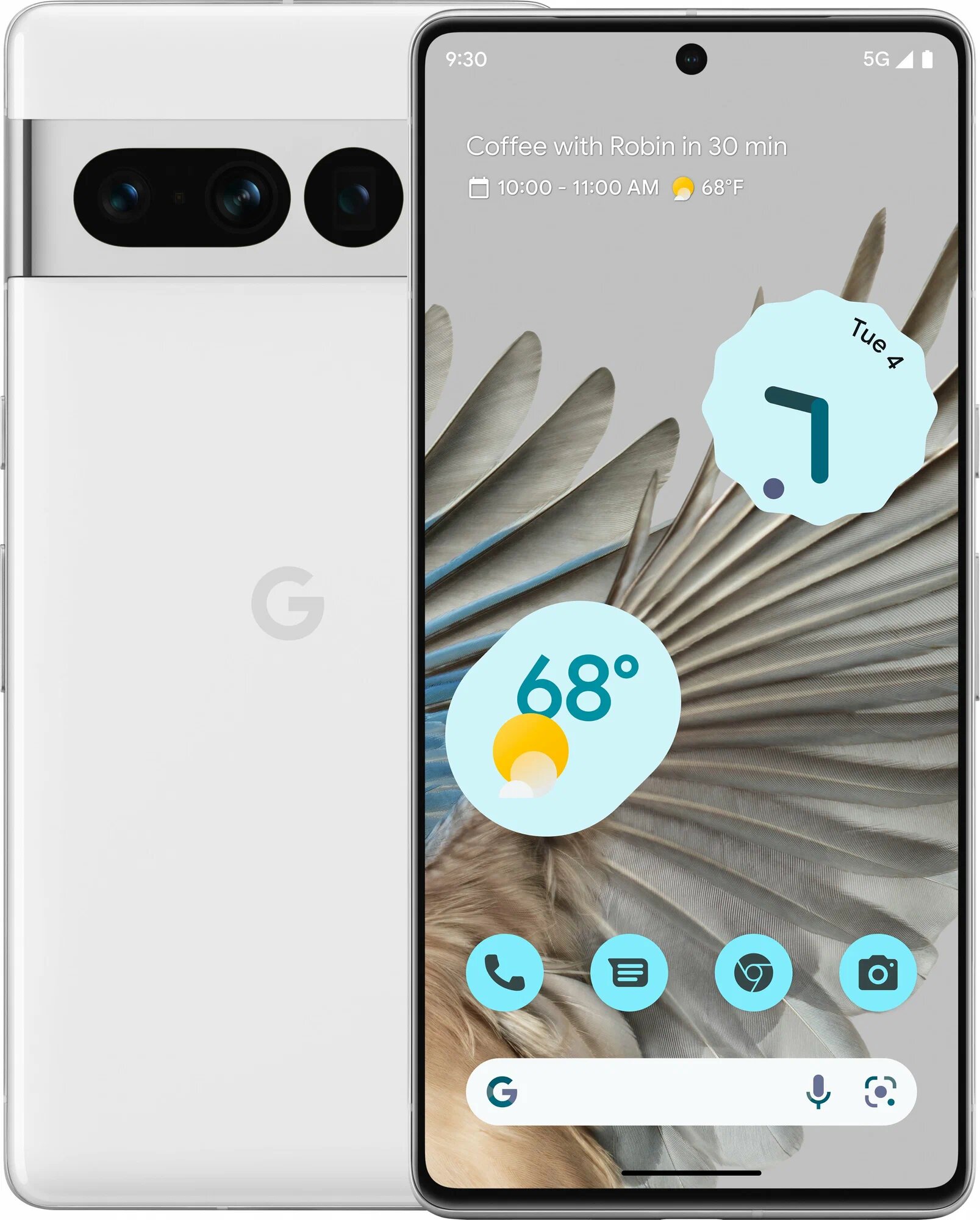 Смартфон Google Pixel 7 Pro 12/128 ГБ JP, nano SIM+eSIM, снежно-белый