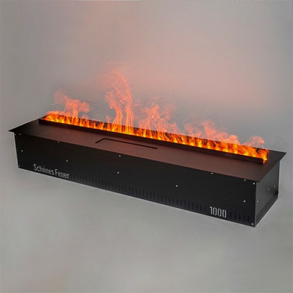 Очаг для электрокамина Schones Feuer 3D FireLine 1000 Steel (BASE)