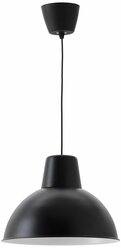 Икея / IKEA SKURUP, скуруп, подвесной светильник, черный, 38 см