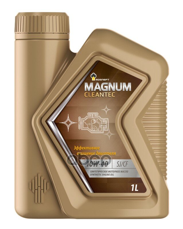 Синтетическое моторное масло Роснефть Magnum Cleantec 10W-40