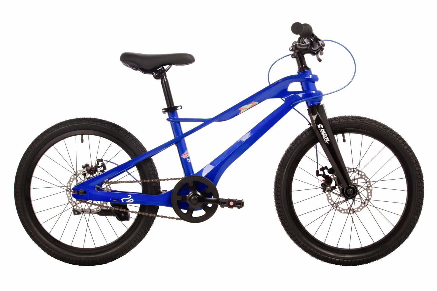 Велосипед Novatrack Lynx 20" (2024) (Велосипед NOVATRACK 20" LYNX. Магнезиевая рама, синий, защ. цепи, диск. тормоз, подножка)