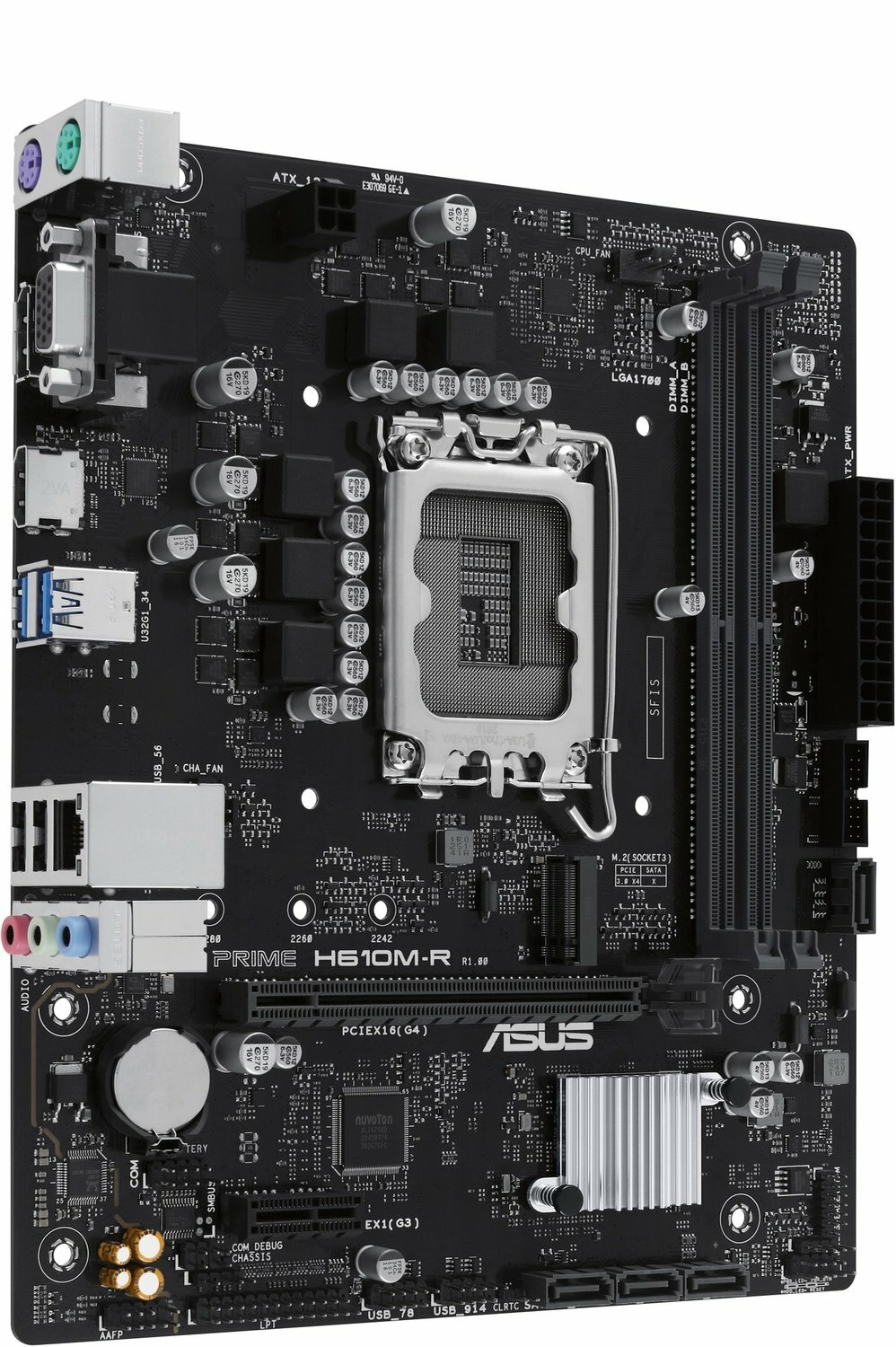 Материнская плата ASUS PRIME H610M-R-SI LGA1700 Intel H610 Micro ATX