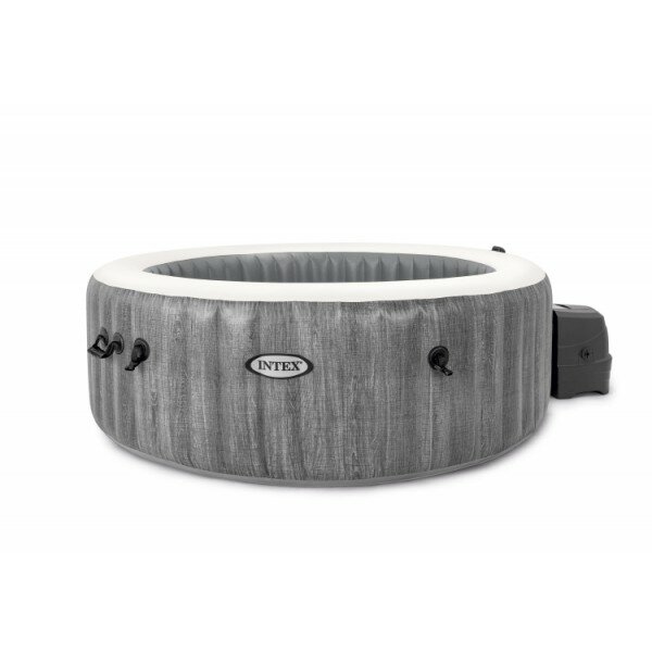 SPA Intex PureSpa Bubble Therapy GreyWood Deluxe (28440), 196х71 см, 196х71 см - фото №1