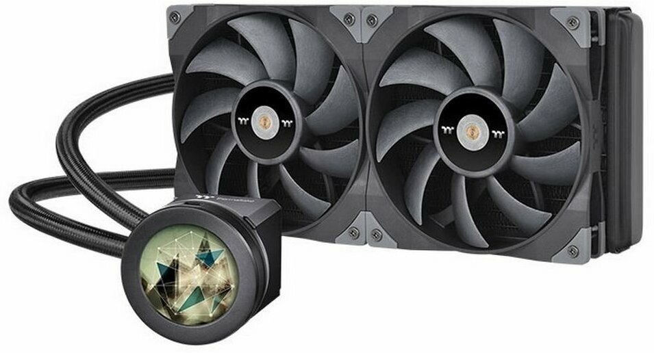 Водяное охлаждение для компьютера Thermaltake Toughliquid Ultra 280 CPU AIO Liquid Cooler (CL-W374-PL14BL-A)