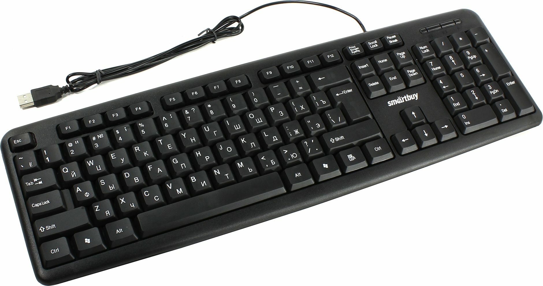 Клавиатура Smartbuy SBK-112U-K Black USB