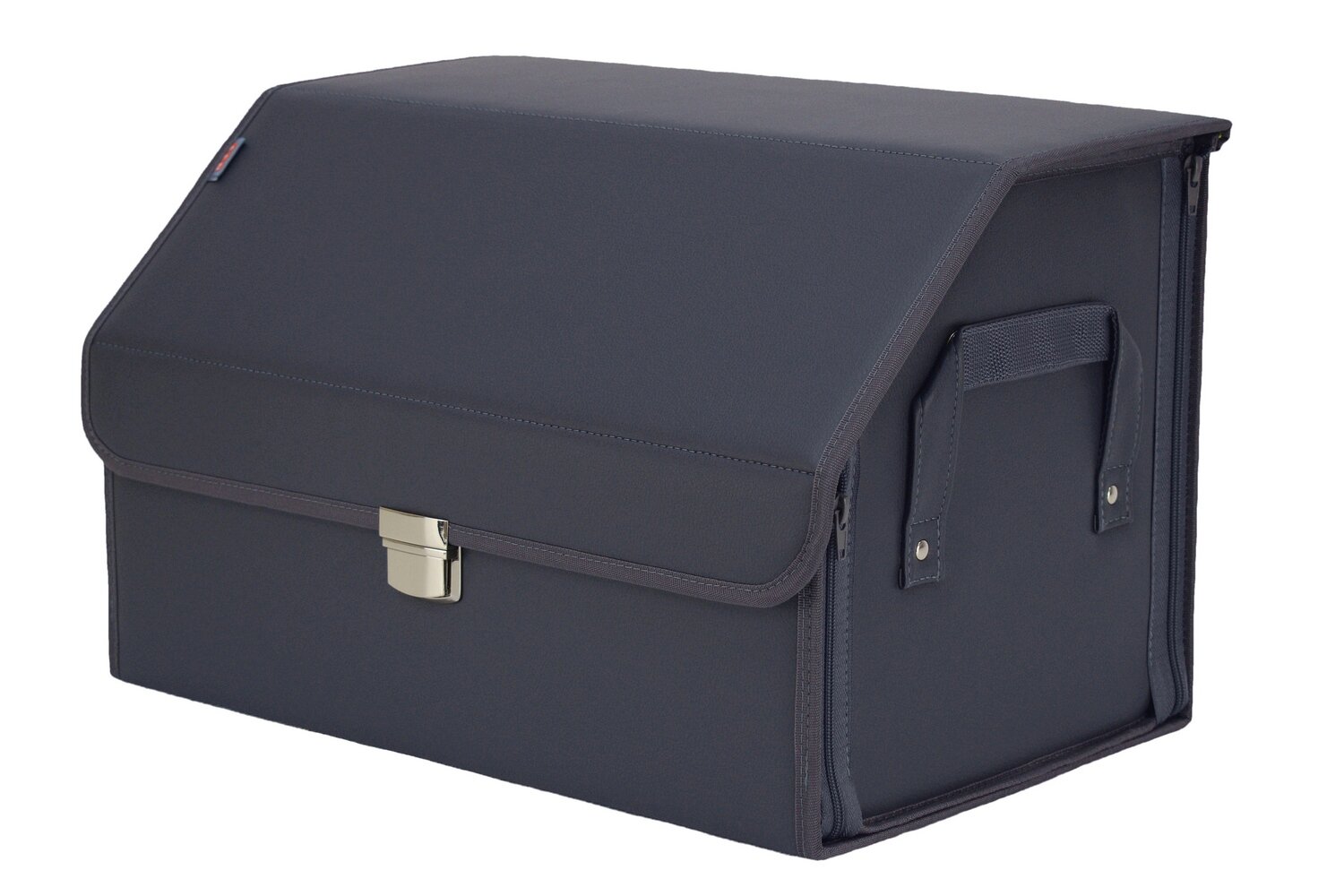 Органайзер-саквояж в багажник "Союз Премиум" (размер L). Цвет: серый.