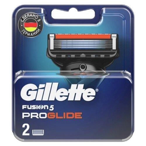 Gillette Fusion Proglide, кассеты для станка, 2 шт.