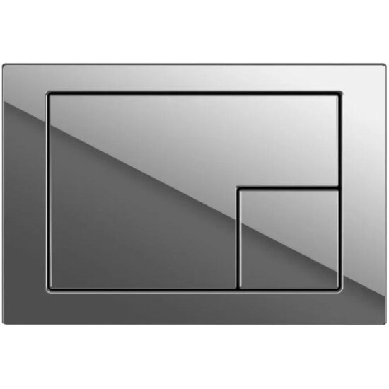 фото Кнопка Cersanit CORNER для LINK PRO/VECTOR/LINK/HI-TEC пластик хром глянцевый