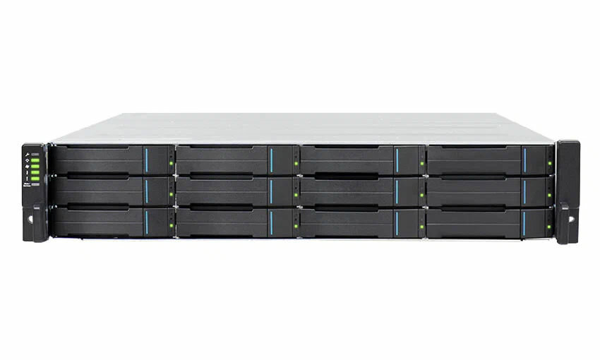 Infortrend Система хранения данных EonStor GSe Pro 3000 2U/12bay,single subsystem,4x1G iSCSI ports,2x host board,2x4GB RAM,2x(PSU+FAN),12xSATA SFF/LFF,1xRail kit(GSe 3012T-D)