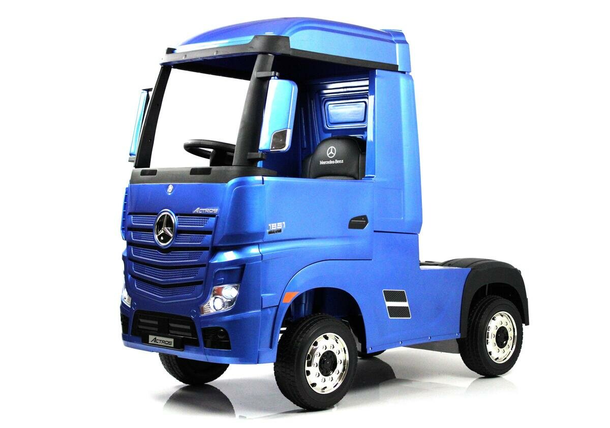 Детский электромобиль Mercedes-Benz Actros 4WD (HL358) синий глянец (RiverToys)