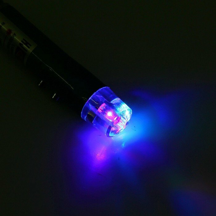 Лазер на карабине, с фонариком, цвета микс (комплект из 24 шт) - фотография № 2