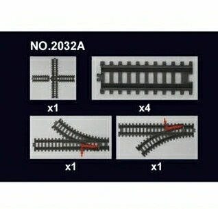Рельсы для создания железной дороги - BSQ-2032A