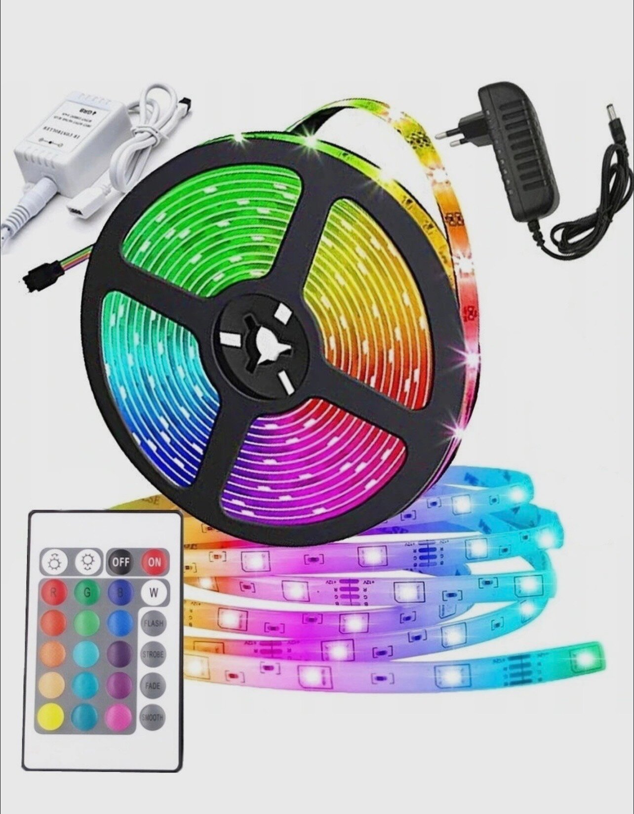 фото Светодиодная лента 12В, IP65, 54 LED/m