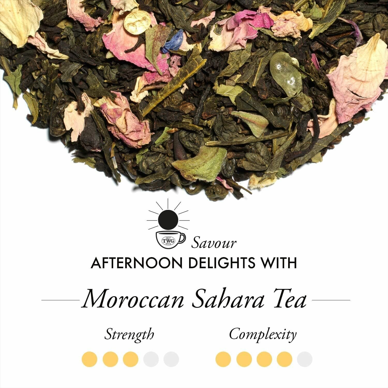 Марокканский чай TWG с лепестками роз, орехами и специями, 2 x 100г - фотография № 3