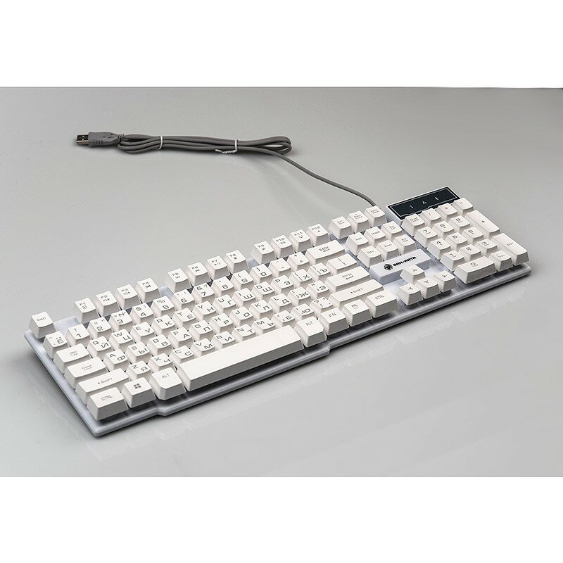Клавиатура Dialog Gan-Kata KGK-15U (USB) игровая белая с подсветкой