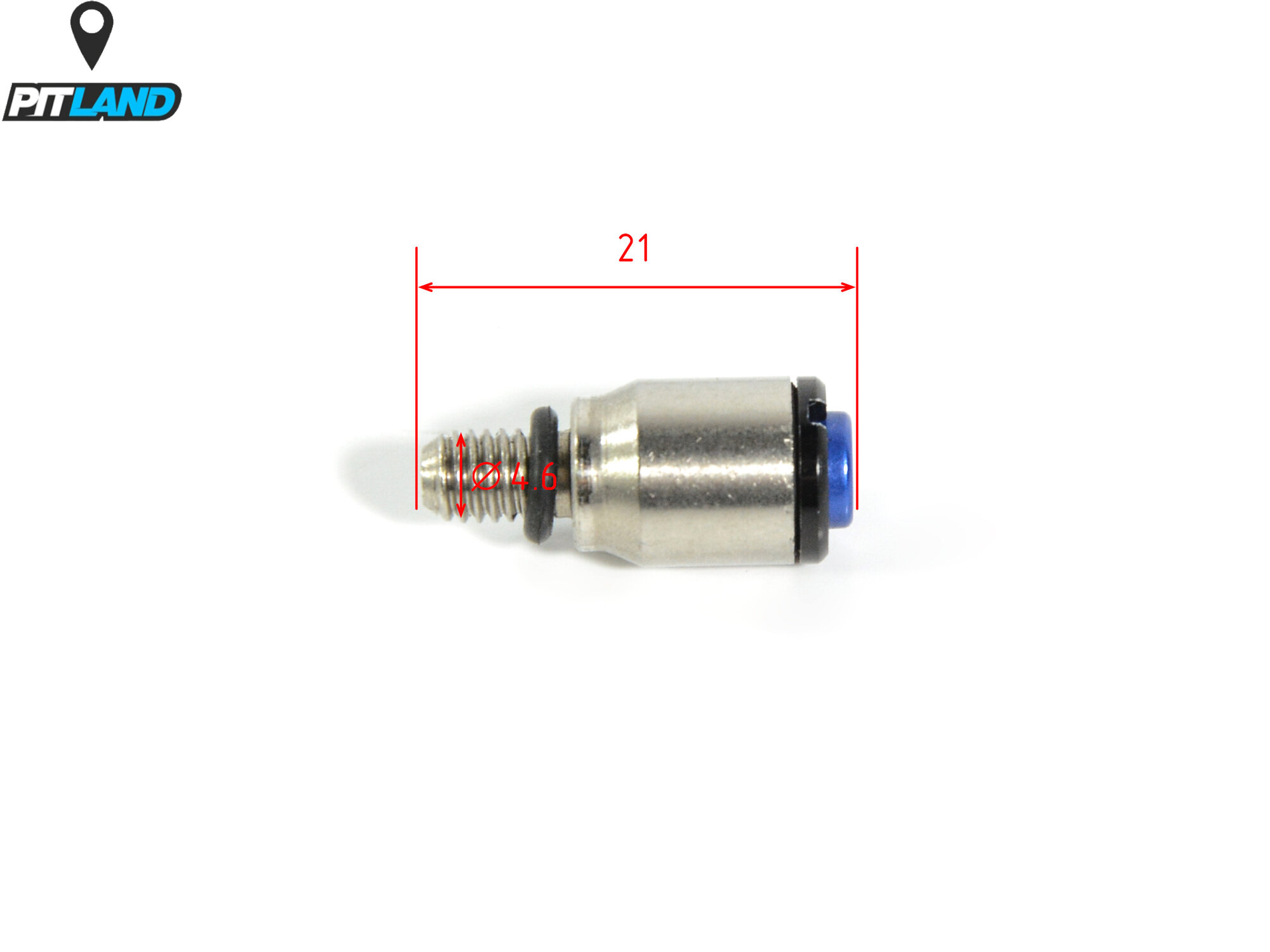 Клапан сброса давления с амортизатора SHOWA, KAYABA M5 x 0.8, синий, 2 шт.