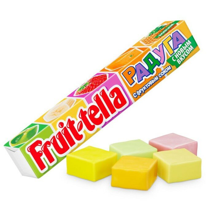 Жевательная конфета Fruittella, "Радуга", 42,5 г - фотография № 2