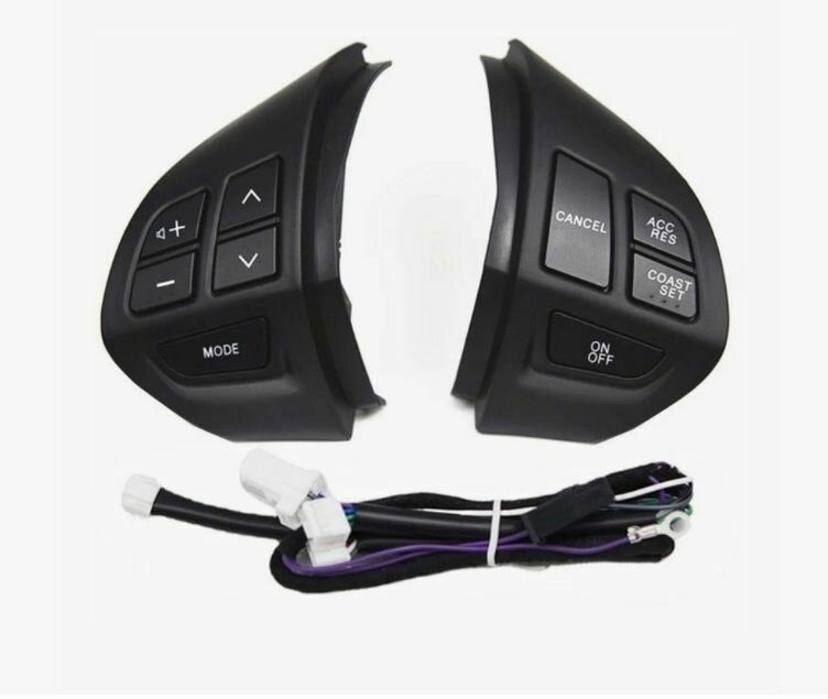 Кнопки переключения рулевого колеса круиз-контроля с кабелями для Митсубиси ASX Outlander Lancer - арт. 8602A008 Right / 8701A087 Left