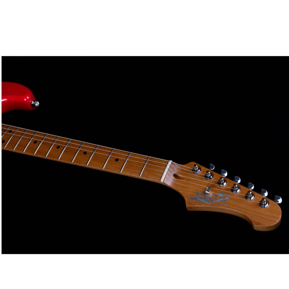 Электрогитара JET JS-400 CRD Stratocaster цвет коралловый красный