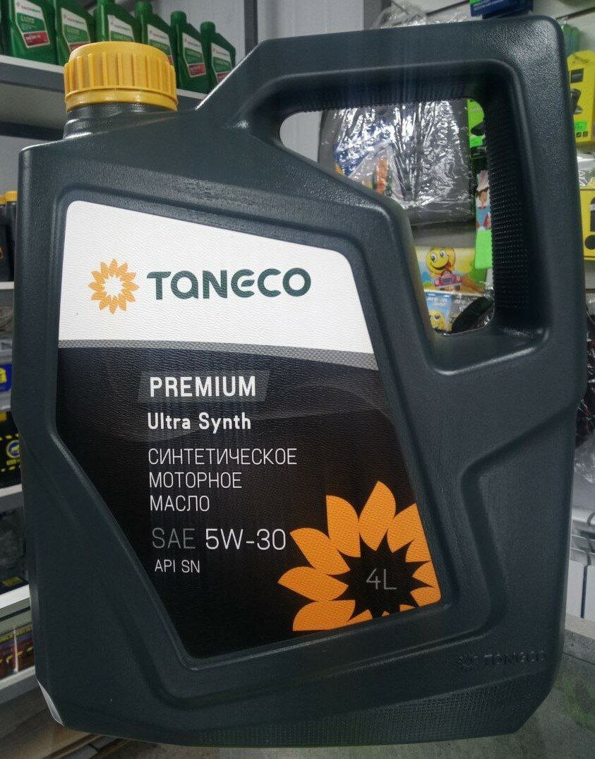 Синтетическое моторное масло TANECO Premium Ultra Synth SAE 5W-30, 4 л.