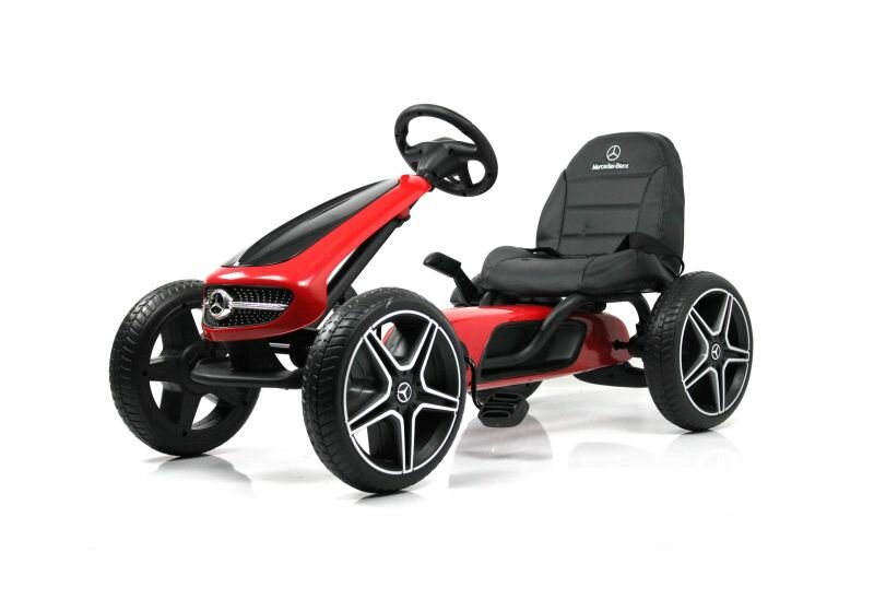 Другие электромобили Rivertoys Детский веломобиль Mercedes-Benz (H333HH) красный