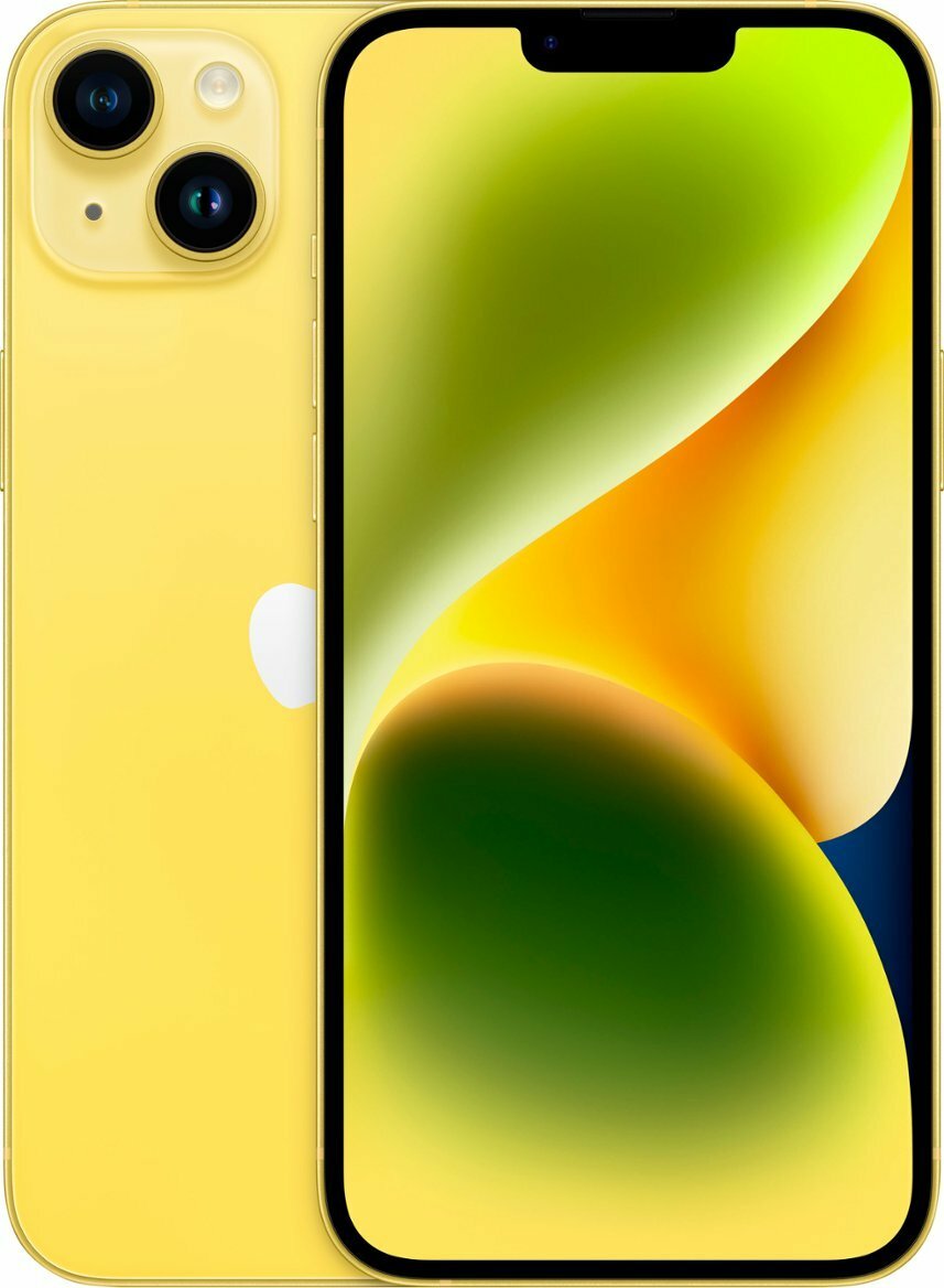 Смартфон Apple iPhone 14 128GB eSim Yellow (желтый)