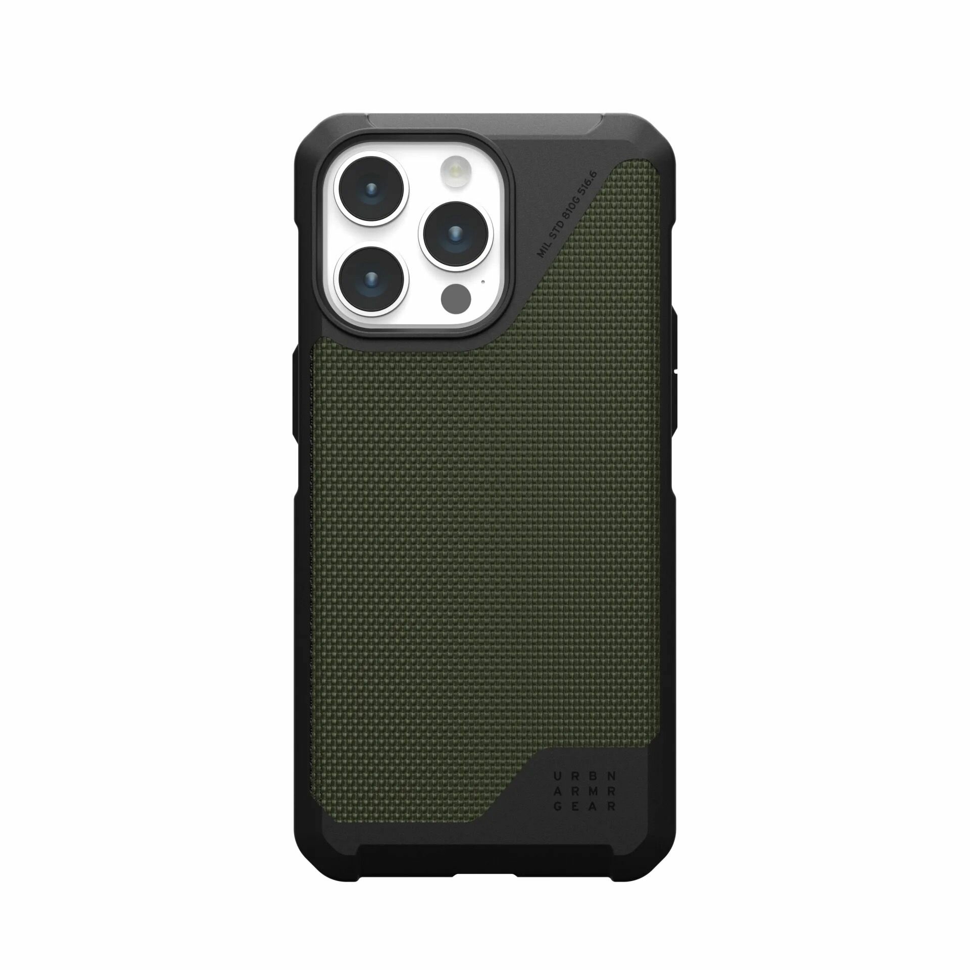 Защитный чехол с поддержкой MagSafe UAG Metropolis LT Case для iPhone 15 Pro Max (Оливковый кевлар / Kevlar Olive)